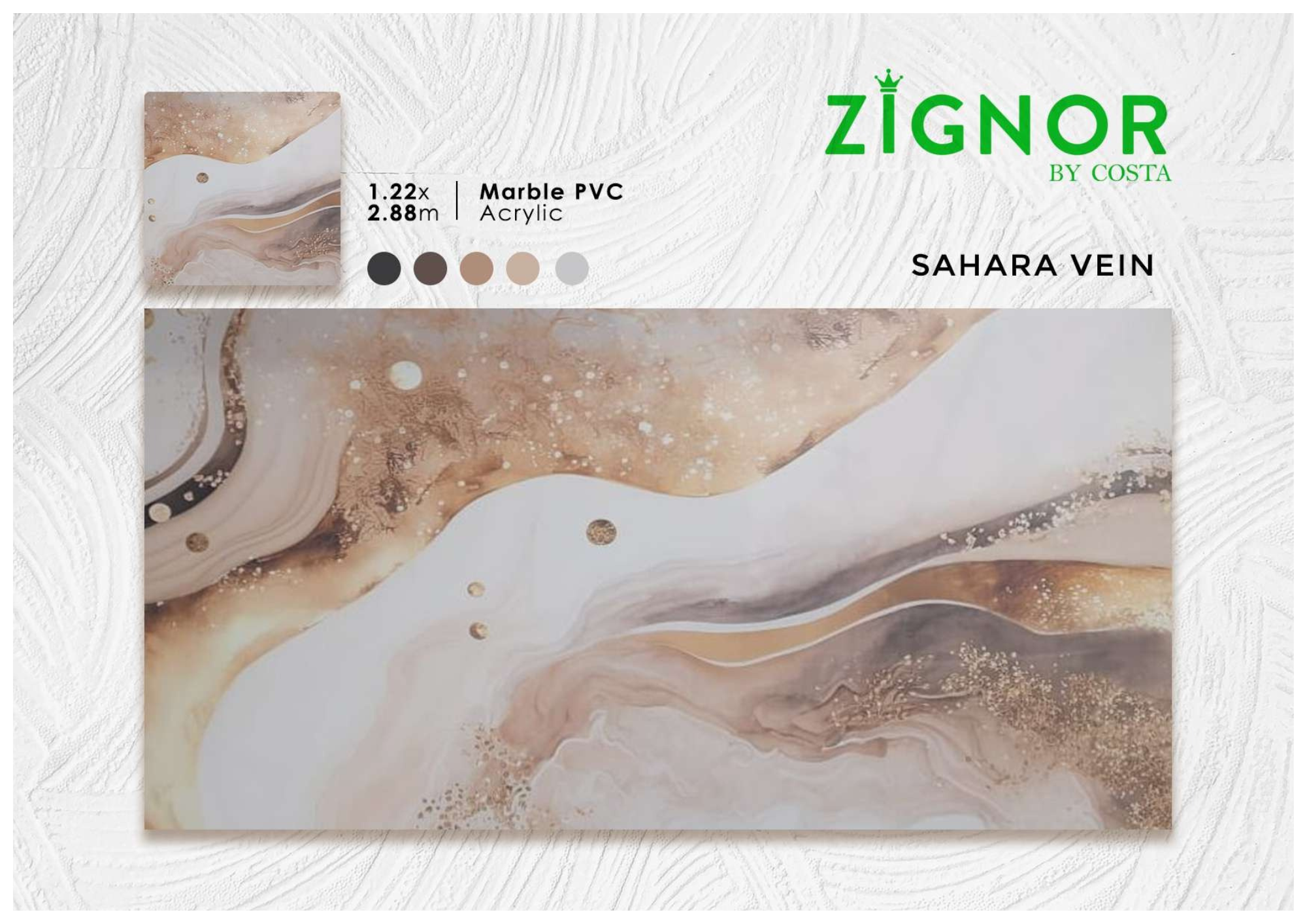 Zignor Marmer Sahara Vein