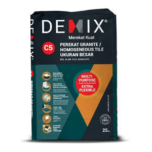 Demix C5 25kg Perekat Granite / Homogeneous Tile Ukuran Besar - DEMIX - Fulton