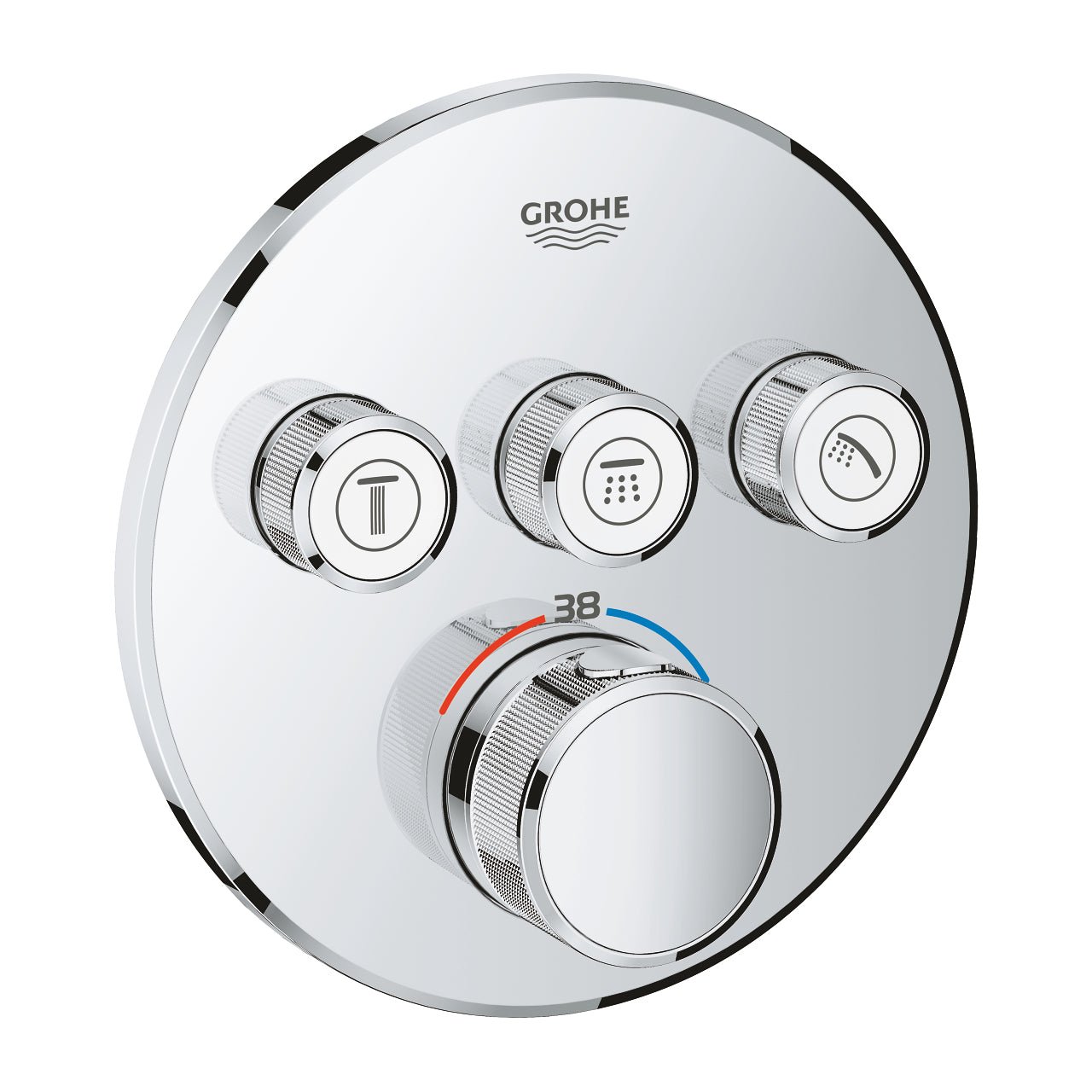 Grohtherm Smartcontrol Thm Trimset Round 3Sc - Grohe - Fulton