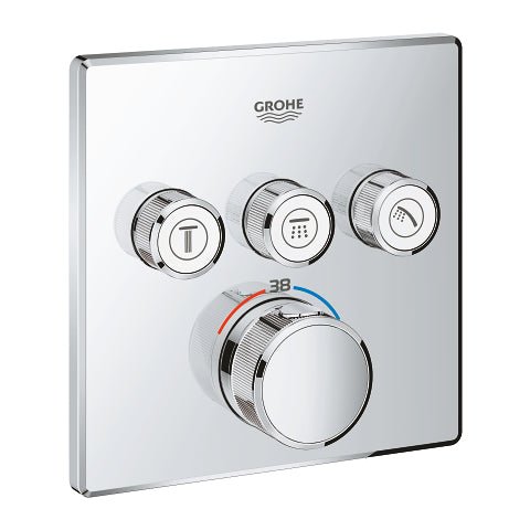 Grohtherm Smartcontrol Thm Trimset Square 3Sc - Grohe - Fulton