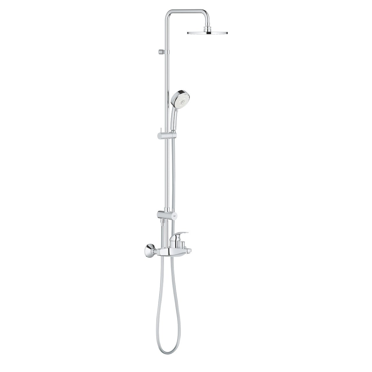 Tempesta Cosmopolitan System 200 Shower system with single lever bath mixer for wall mounting - Grohe - Fulton
